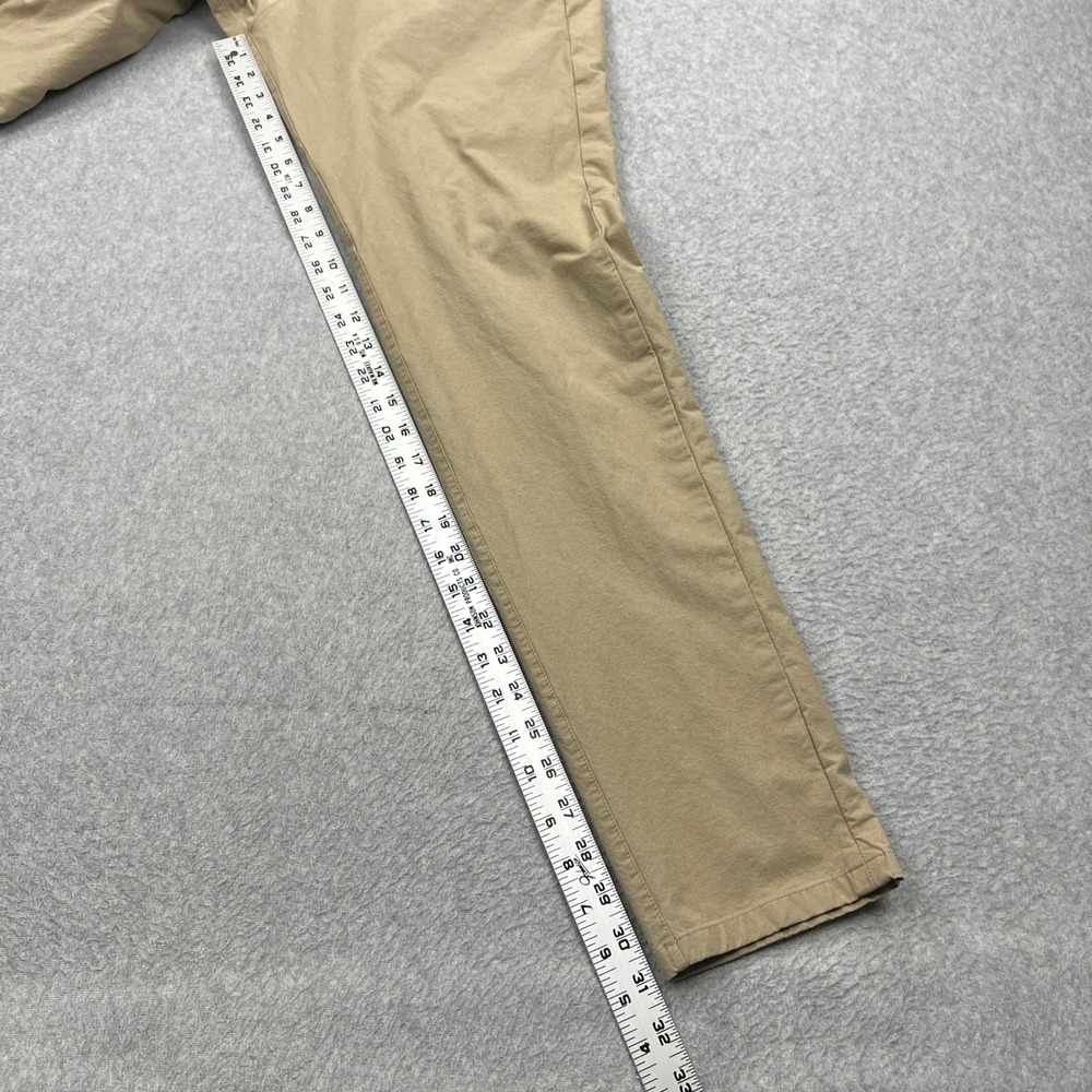 Lululemon Commission Pant Slim Men's 32 Khaki Earth Dye Chino Performance M5ACNS - Picture 6 of 10